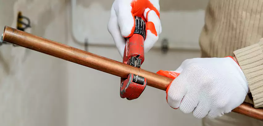 Temporary Copper Pipe Repair Morgantown, WV